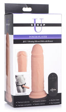 Load image into Gallery viewer, Power Player 28X Vibrating Silicone Dildo with Remote - Light
