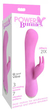 Load image into Gallery viewer, Jitters 21X Silicone Rabbit Vibrator
