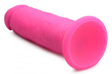 Load image into Gallery viewer, Power Player 28X Vibrating Silicone Dildo with Remote - Pink
