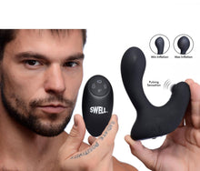 Load image into Gallery viewer, 10X Inflatable and Tapping Silicone Prostate Vibrator
