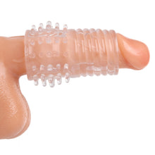 Load image into Gallery viewer, Pig in a Blanket Textured Penis Enlarger Sleeve
