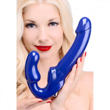 Load image into Gallery viewer, Revolver II Vibrating Strapless Strap On Dildo
