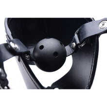 Load image into Gallery viewer, Pup Puppy Play Hood and Breathable Ball Gag
