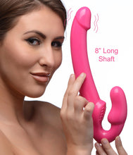 Load image into Gallery viewer, 7X Revolver Slim 8 inch Vibrating Strapless Strap-on
