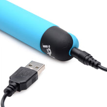 Load image into Gallery viewer, 10X Silicone G-Spot Vibrator - Blue
