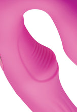 Load image into Gallery viewer, 15X U-Pulse Silicone Pulsating and Vibrating Strapless Strap-on with Remote - Pink
