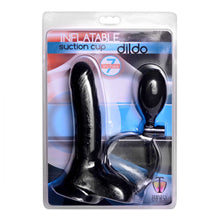 Load image into Gallery viewer, Inflatable Suction Cup Dildo - Black
